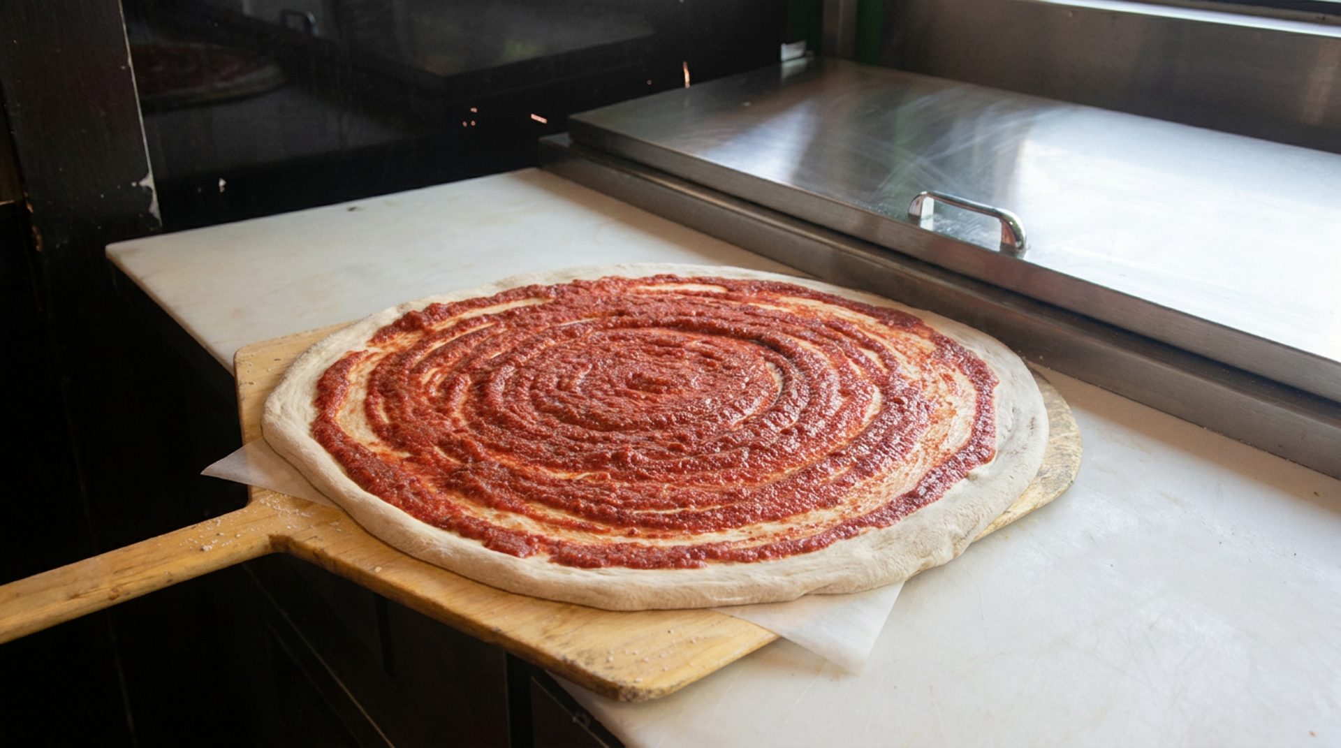 Dough made fresh every day