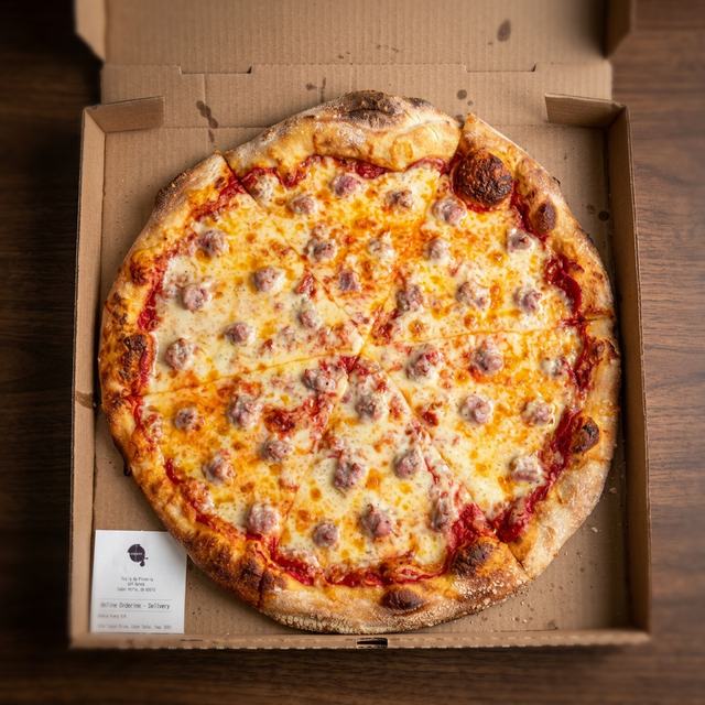 18" NY BYO Pizza.